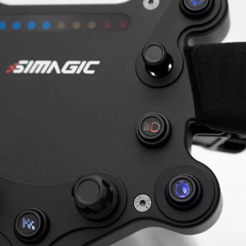 Simracing vairas Simagic GTS Alcantara S202 – Alcantara danga, modelis S202