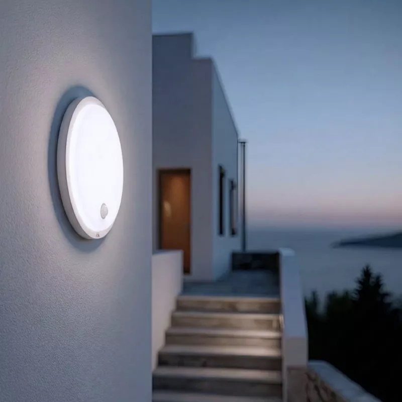 LED lauko šviestuvas su judesio davikliu MACLEAN MCE525 W