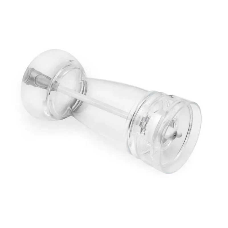 Druskos ir pipirų malūnėlių rinkinys Salter BW12949EU7, skaidrūs korpusai, rankinis malimas