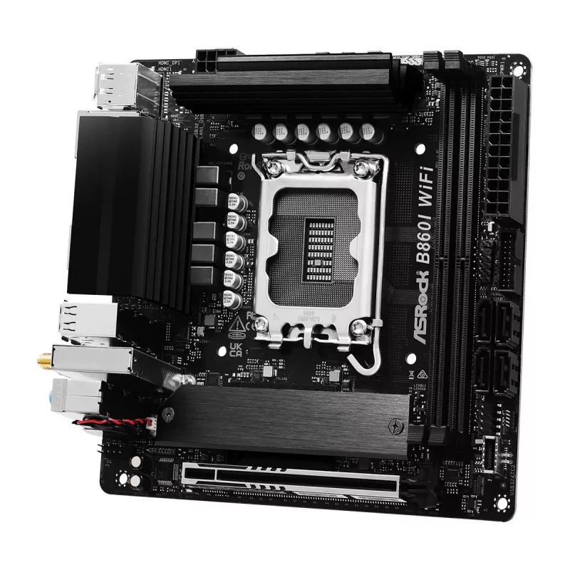 ASRock B860I WiFi Mini-ITX pagrindinė plokštė