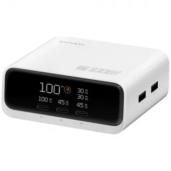 Įkrovimo stotelė Deck 100W GaN 3xUSB-C +2xUSB