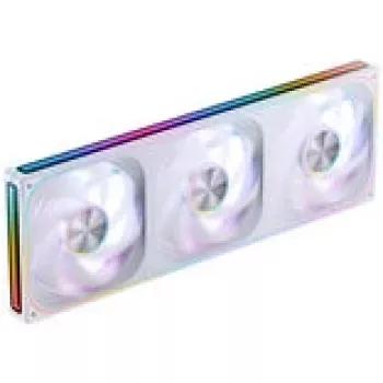 Ventiliatorių rinkinys Jonsbo ZA-420W — 3×140 mm PWM ARGB, baltas