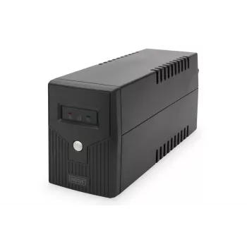 UPS DIGITUS DN-170063-B linijinis-interaktyvus 600 VA / 360 W, AVR, LCD, 2x F tipo lizdai, 7 Ah baterija