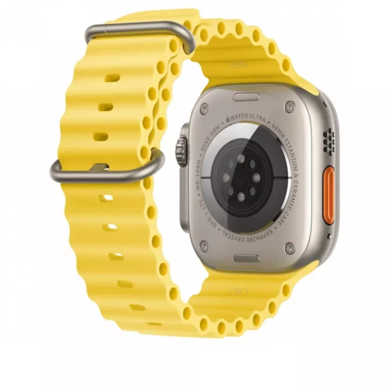 Apple MQED3ZM/A Prailginimo juosta iš fluoroelastomeno, geltona, išmaniesiems priedams