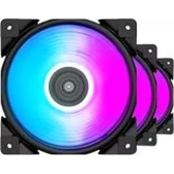 PCCOOLER HALO-RGB-3I1 120 mm kompiuterio aušinimo ventiliatorius, 1000–2000 RPM, RGB apšvietimas