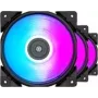 PCCOOLER HALO-RGB-3I1 120 mm kompiuterio aušinimo ventiliatorius, 1000–2000 RPM, RGB apšvietimas