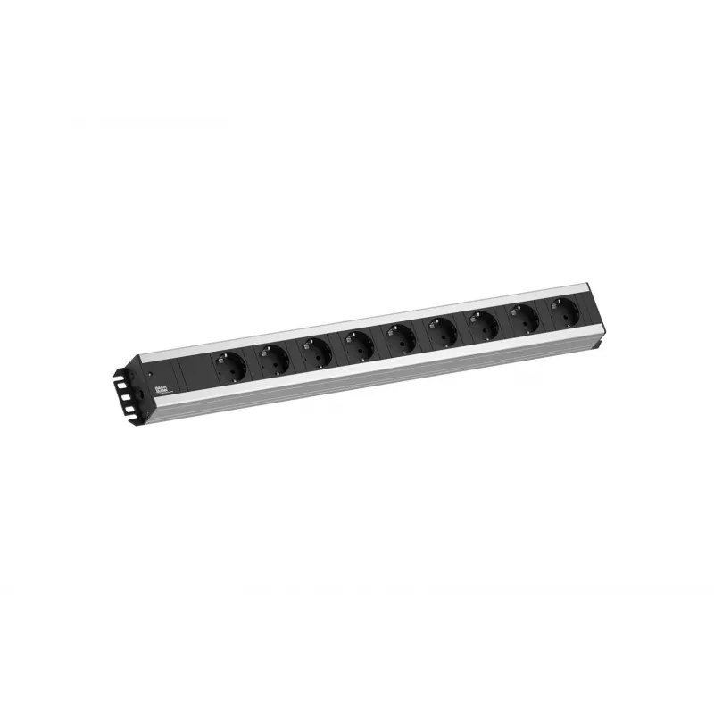 Bachmann 300.001 ilgintuvas 2 m 9 rozetės Juoda, Pilka