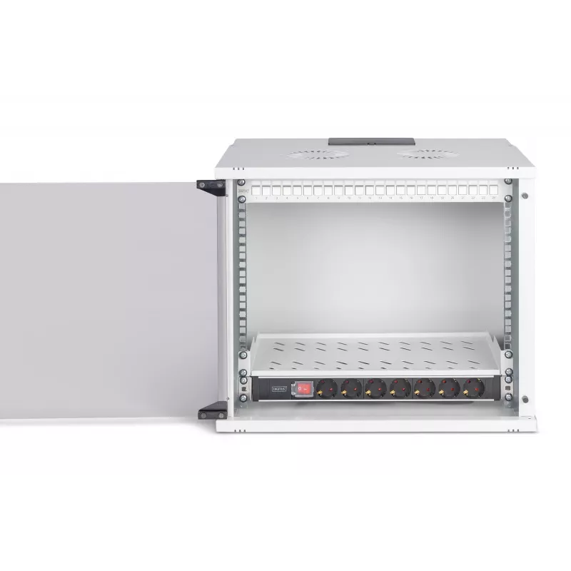 Sieninis tinklo stovas DIGITUS SOHO Pro 19 col. 9U, 540 x 400 mm, IP20, rakinamas, 60 kg