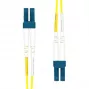 Garbot B-01-50110 optinis vienmodis šviesolaidinis kabelis 9/125 OS2, LC/LC-PC, 1 m, geltonas