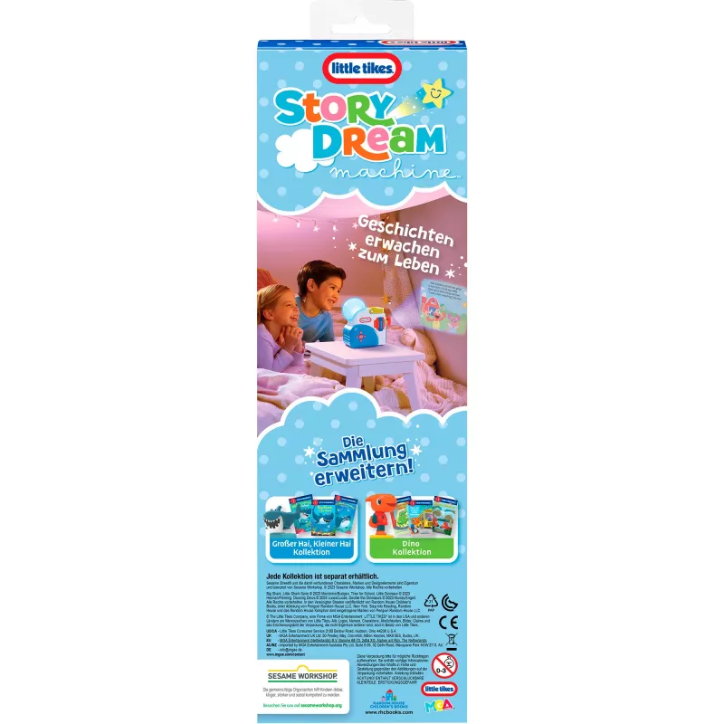 Little Tikes Story Dream Machine – Sesame Street Elmo & Draugai Kolekcija, Garso knygelė