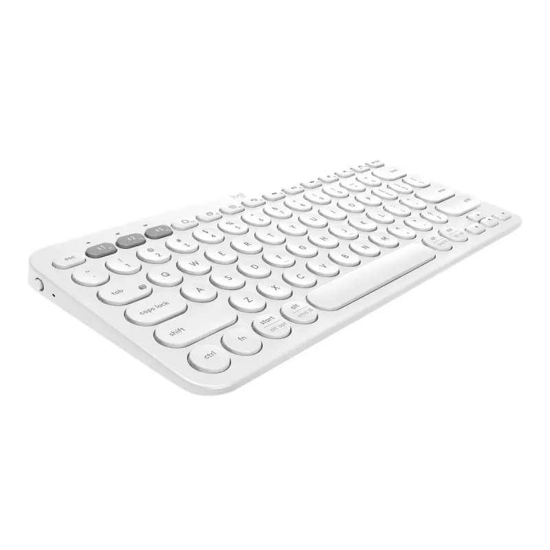 Logitech K380 belaidė klaviatūra, Bluetooth 3.0, vokiškas išdėstymas, off-white