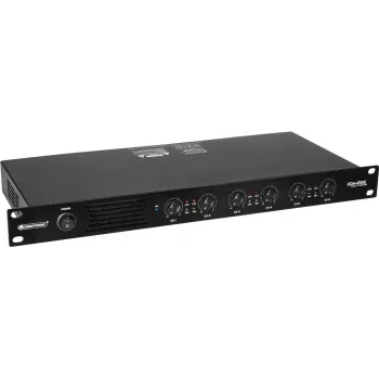 Stiprintuvas Omnitronic XDA-1206 D klasės 6 kanalų, 1200 W bendra galia