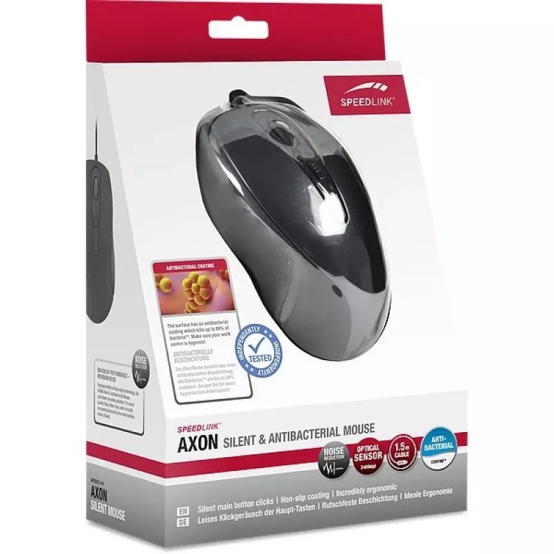 Pelė SPEEDLINK AXON Office dešinei rankai, USB Type-A