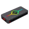Gamemax V4.0 ARGB PWM HUB BK – ventiliatorių ir RGB šviesų valdiklis su nuotolinio valdymo pulteliu, juodas