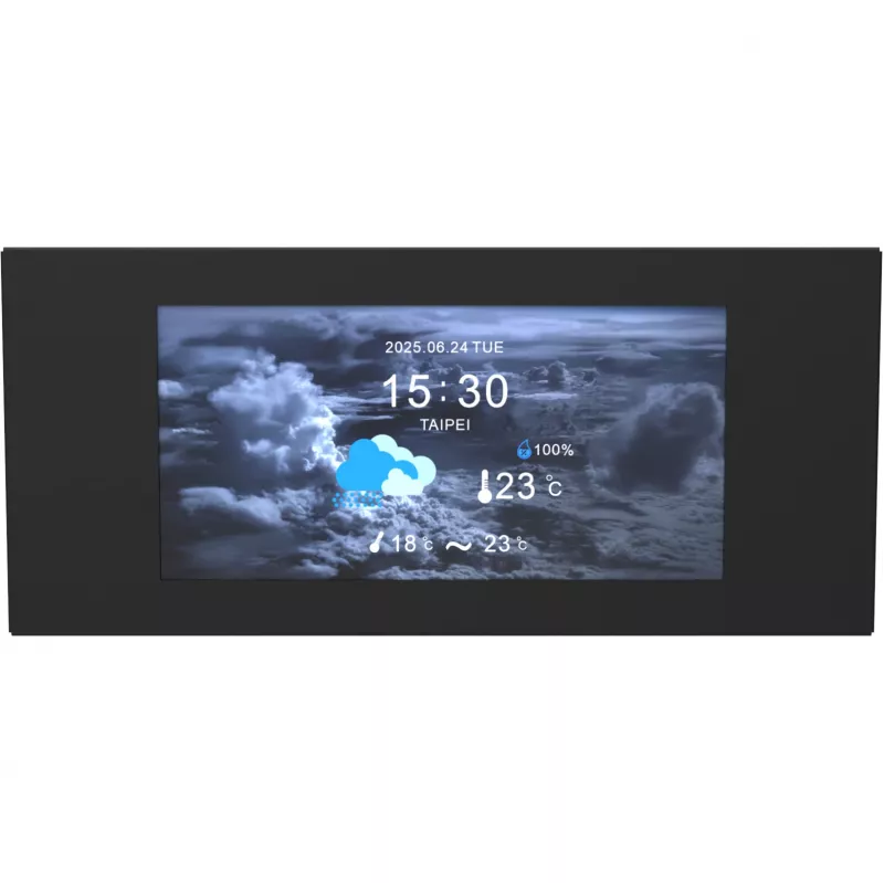 LCD panelių rinkinys Thermaltake View 600 TG 6,0 colio juodas – vidinis ekrano modulis PC korpusui
