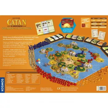 Kosmos Catan 3D plėtinys – Jūrų keliautojai + Miestai ir riteriai