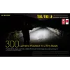 Rankinis žibintuvėlis Nitecore TIKI LE – 300 lm, USB įkraunamas, polikarbonatas, IP66, atsparus smūgiams, 10,5 g, 55 mm, Juodas