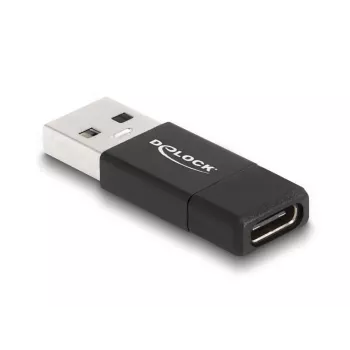 DeLOCK 60001 USB A į USB C adapteris, juodas