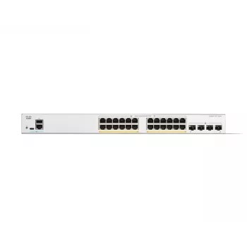 Cisco Catalyst 1200-24FP-4G išmanusis jungiklis, 24 prievadai GE, pilnas PoE, 4x1GE SFP, ribota viso gyvenimo apsauga (C1200-24FP-4G)