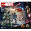 Konstruktorius LEGO Marvel Super Heroes Geležinis žmogus ir karo mašina rinkinys 76320, 204 detalės, 2 minifigūrėlės, 100 mm aukštis