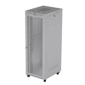 Stovo spinta 19 inch LANBERG FF01-8047-23SL 47U 800x1200 mm pilka su perforuotomis durelėmis