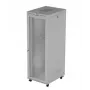 Stovo spinta 19 inch LANBERG FF01-8047-23SL 47U 800x1200 mm pilka su perforuotomis durelėmis
