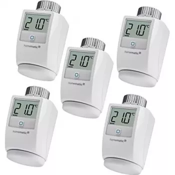 Radiatoriaus termostatas eQ-3 Homematic IP HKT 5er Set – išmanus radiatoriaus vožtuvų rinkinys, 5 vnt.