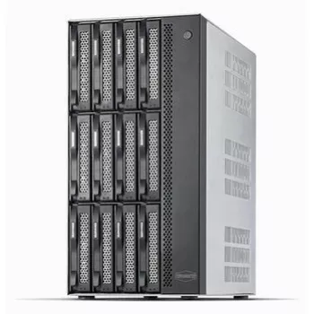 TerraMaster T12-500 Pro NAS Mini Tower Intel® Core™ i7 16 GB DDR5 0 TB Pilka