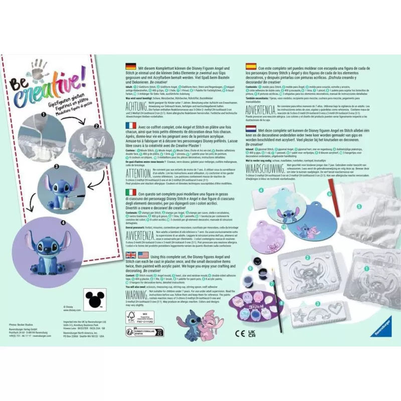 BeCreative Plaster Stitch, rankdarbiai