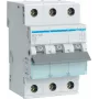 Automatinis jungiklis Hager MCN306, 6 A, C tipo, 3 moduliai