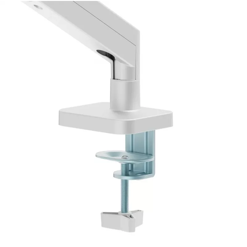 Gembird MA-DA1-04-W laikiklis monitoriui su spaustuku, 17–32 colių, VESA 75x75–100x100, max 10 kg, baltas