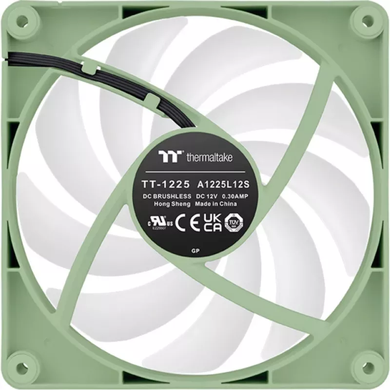 Aušinimo ventiliatorius THERMALTAKE CT120 120mm ARGB Sync šviesiai žalias, 2 vnt.
