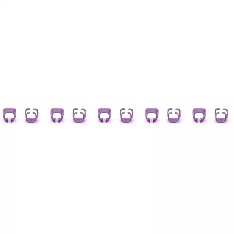Spalvų kodavimo klipas Digitus Color clips Patch kabeliui A-CC-VI PVC Violetinė
