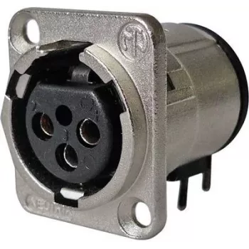 Neutrik NC3FD-H-0 Priedas jungtims sidabrinis
