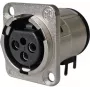 Neutrik NC3FD-H-0 Priedas jungtims sidabrinis
