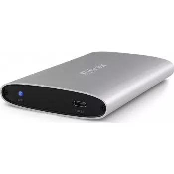 FANTEC ALU-25U31 2,5 colio USB 3.2 aliumininis korpusas SATA HDD/SSD, sidabrinis