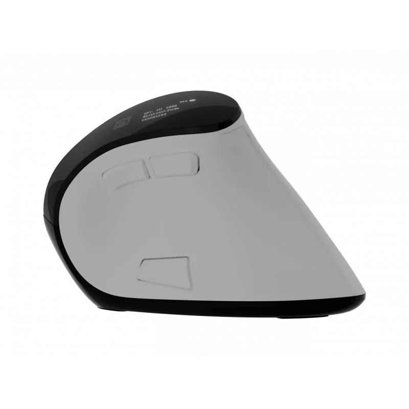 Belaidė vertikali pelė NATEC Euphonie Pro Bluetooth 5.0, 4000 DPI, programuojama, tyli, balta