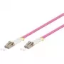 Goobay LC-LC 2 m violetinis OM4 25 µm šviesolaidinis kabelis InfiniBand