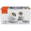 Garsiakalbiai Creative Pebble 2.0 stereo, balti