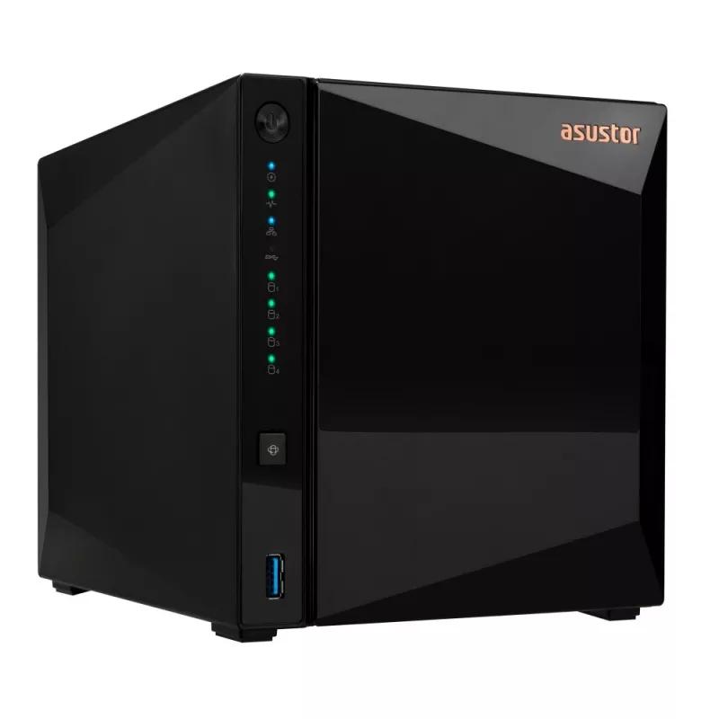 Asustor DRIVESTOR 4 Pro Gen2 AS3304T V2 NAS Realtek RTD1619B 2 GB DDR4 ADM Juodas