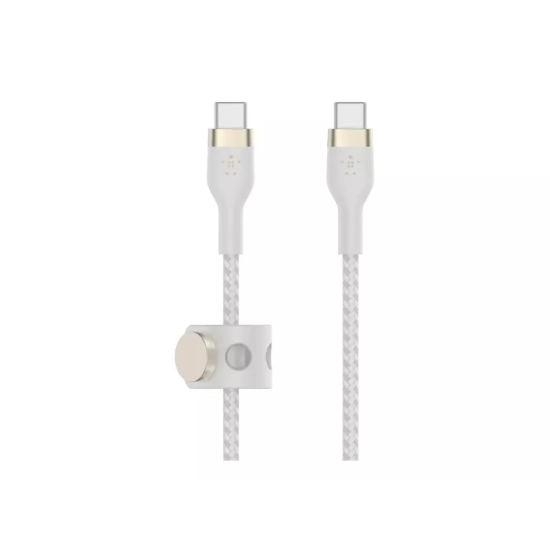 USB C laidas Belkin BOOST↑CHARGE PRO Flex 2m USB C baltas