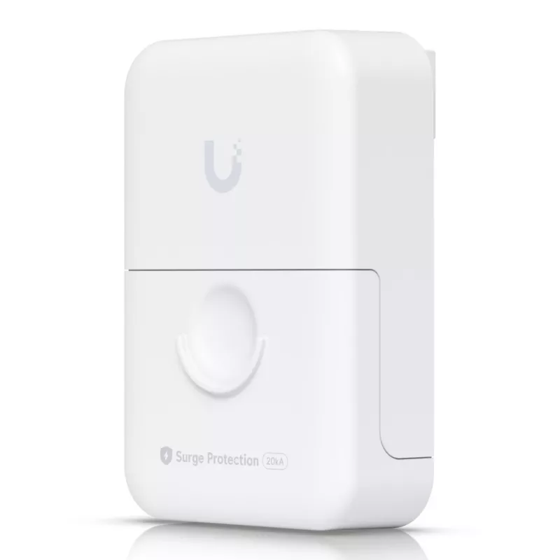 Ethernet apsauga nuo viršįtampių UBIQUITI UACC-ETH-SP-Pro — 10 Gbit/s, 600 V, polikarbonatas, balta