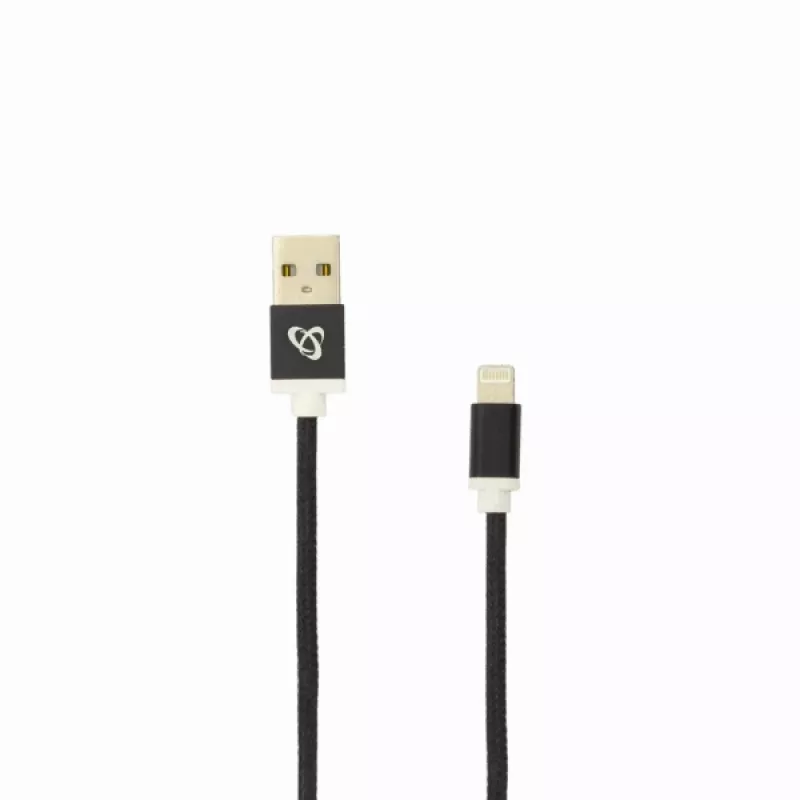 Sbox IPH7-B USB 2.0 8 Pin laidas juodas