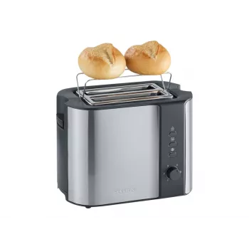 Severin 2589 skrudintuvas 2 griežinėliai 800 W juodas, nerūdijantis plienas