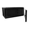 Sieninis stovo spintos korpusas ALLNET ALL-SMC6609SCHWARZ 9U, 600×600×503 mm, 50 kg, raktinis užraktas, juoda