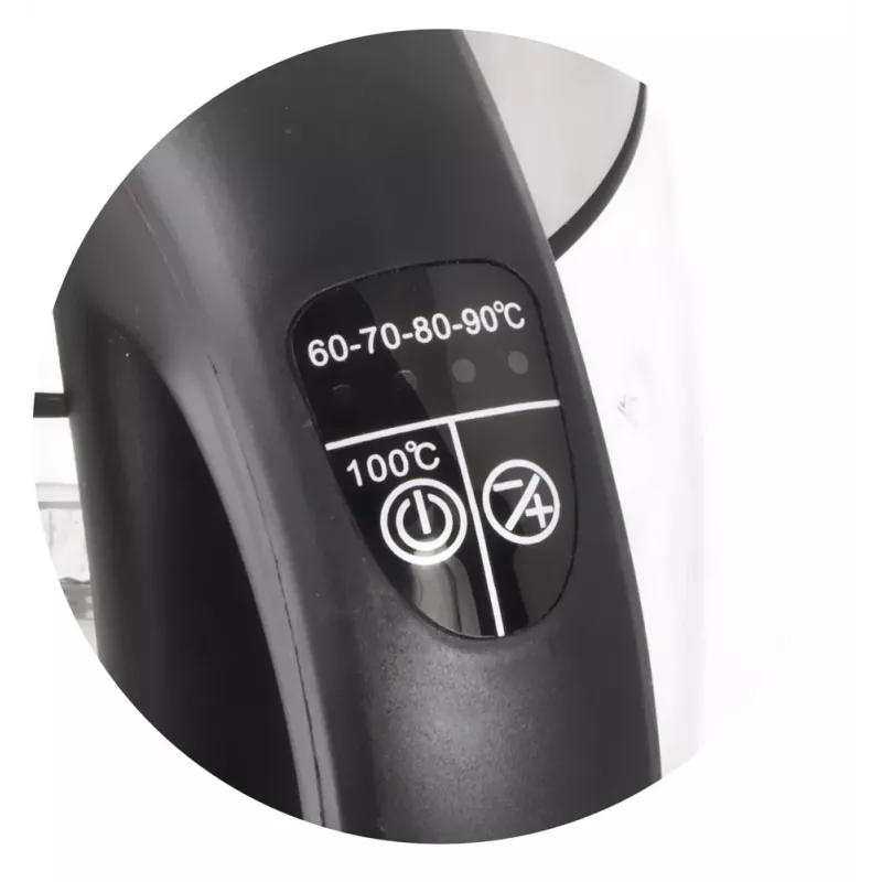 Esperanza EKK026 elektrinis virdulys 1,7 L 2200 W Juodas, Skaidrus