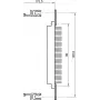 SCHROFF FLAT RAIL 84HP DIN41612 (4VNT./RINKINYS) - Lentynos aksesuaras (20822048)