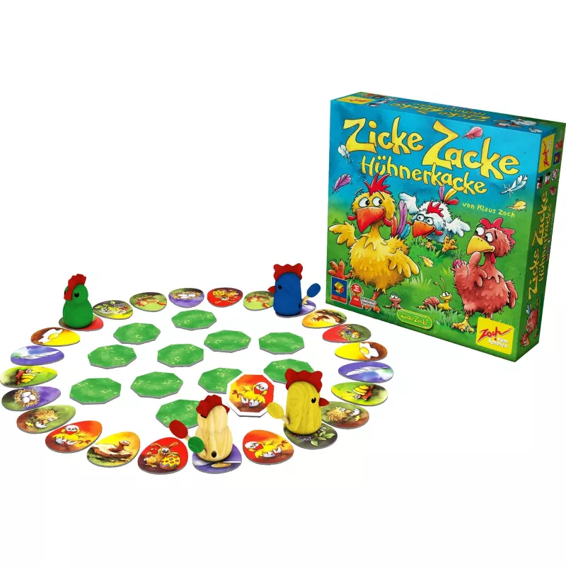 Zicke Zacke Chicken Cha Cha Cha, stalo žaidimas, Vaikų žaidimų metų žaidimas 1998