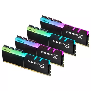G.Skill Trident Z RGB 32 GB DDR4-3200 (4x 8 GB) Quad-Kit, juoda, F4-3200C16Q-32GTZRX