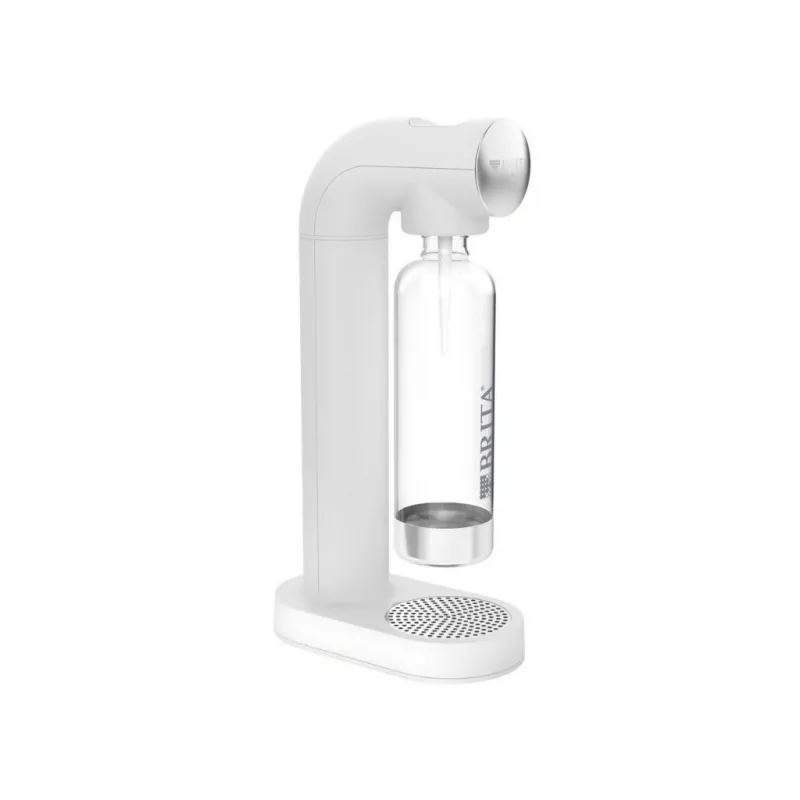 Gazuoto vandens butelis BRITA SodaONE White – 1 l, 60 l našumo, be BPA, 450×129×240 mm
